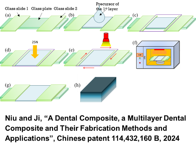 A Dental Composite, a Multilayer Dental Composite and Their Fabrication Methods and Applications