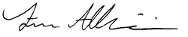 Fiona Alberici signature