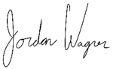 Jordan Wagner signature