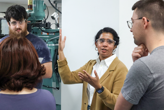 Dr. Aarthi Sekaran of Civil and Mechanical Engineering