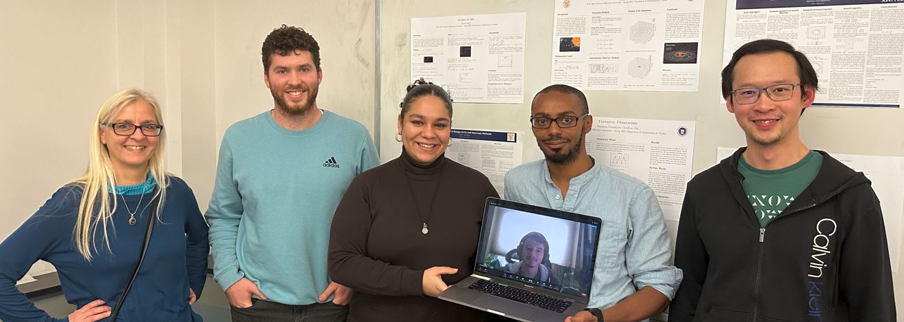 Students engaged in mathematics at SUNY Poly