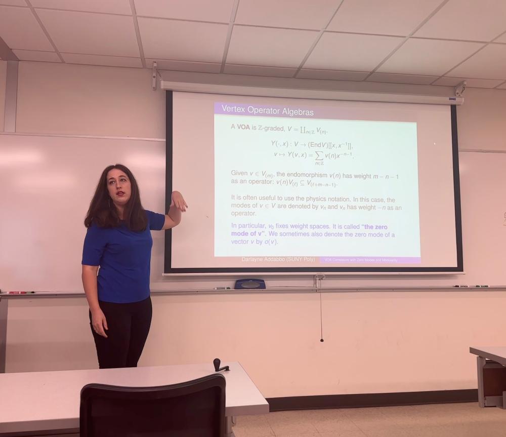 Students and Faculty presenting at the Hudson River Undergraduate Mathematics Conference