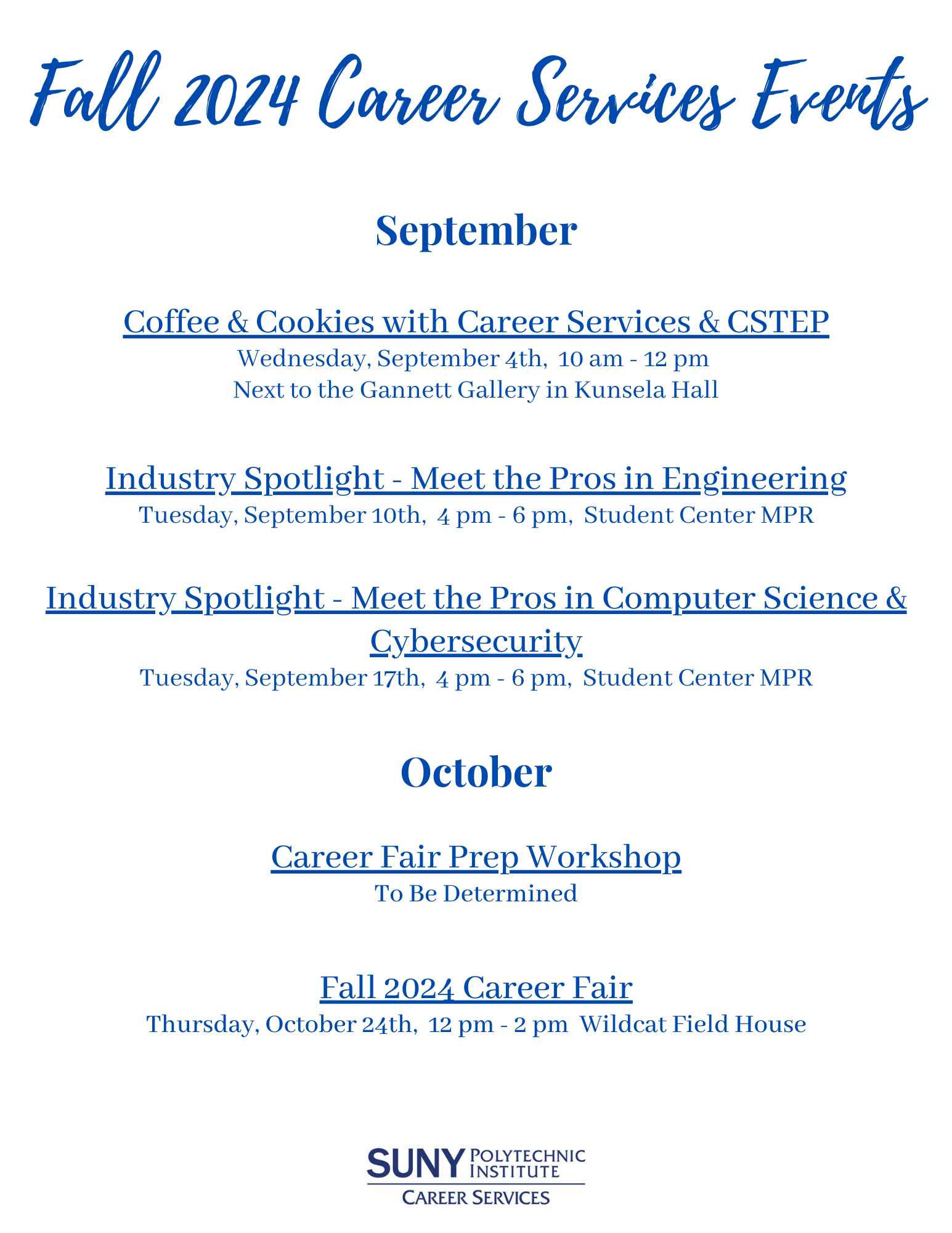 career services events