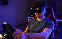 Student using VR