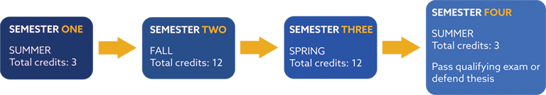 Biomedical Nanotechnology Accelerated Program Timeline