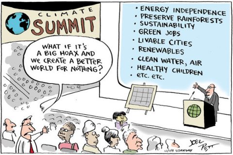 Climate Summit cartoon