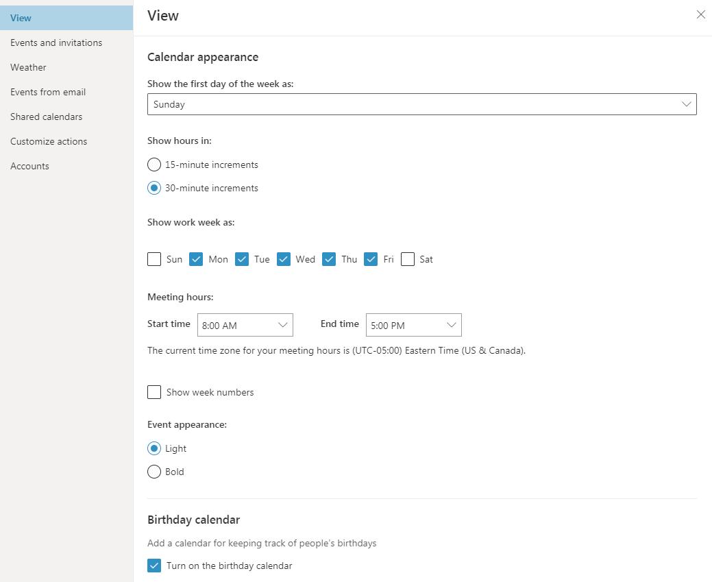 Using The Calendar In Microsoft 365 SUNY Polytechnic Institute