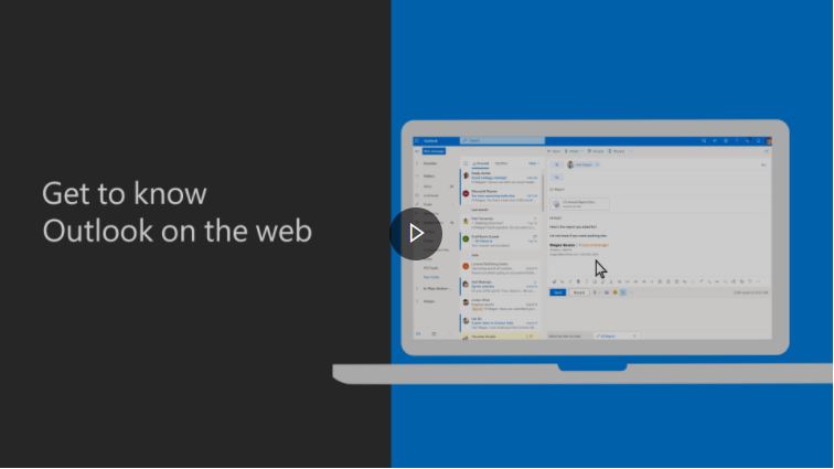 thumbnail of a video titled "Get to Know Outlook on the web"