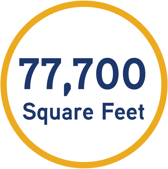 77,700 Square Feet