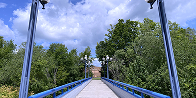 Bridge on the Utica Campus