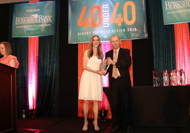 Dr. Brenner has been honored as one of Albany's "40 Under 40" for 2016