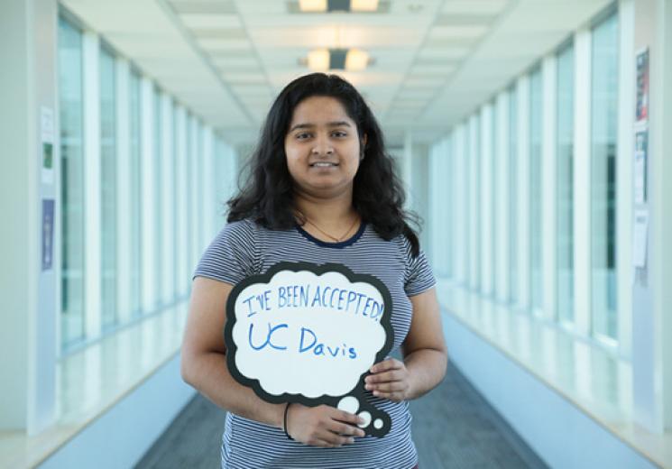 Student accepted to UC Davis