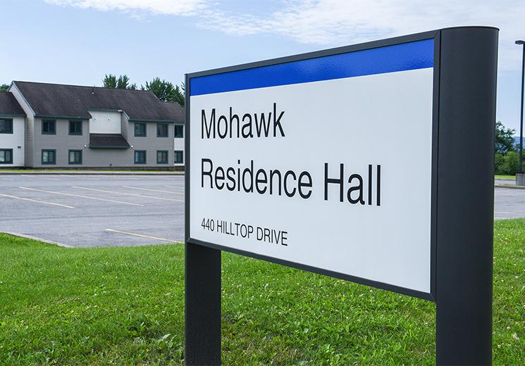 Mohawk Residence Hall Sign