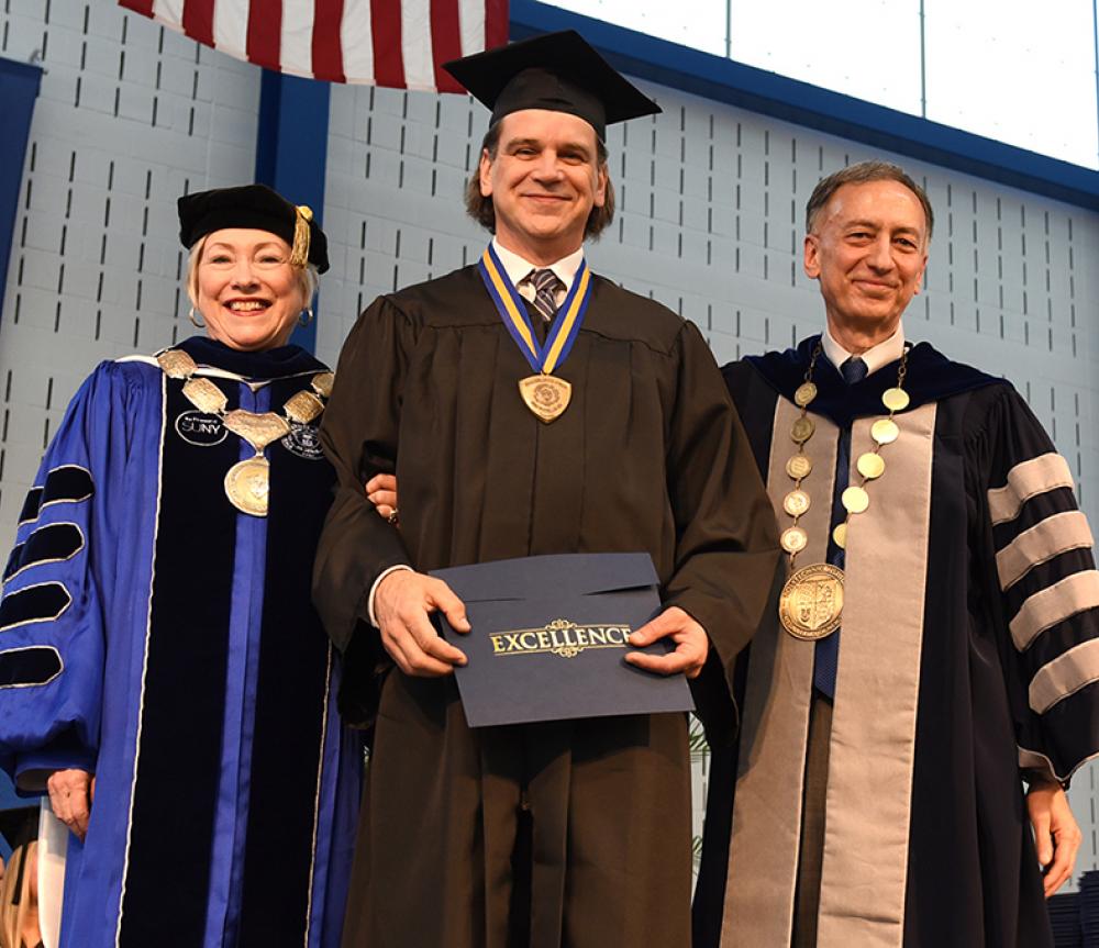 Brian Taylor honored with one of the Chancellor's Award for Excellence