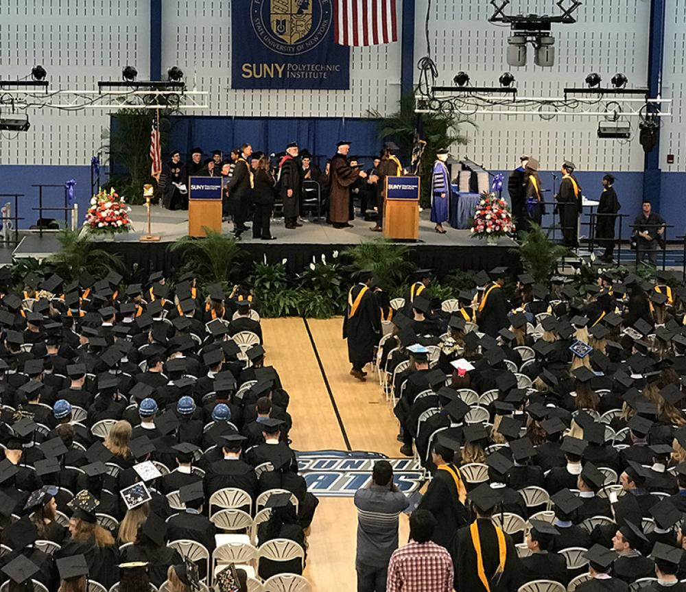 2017 Spring Commencement on the Utica Campus