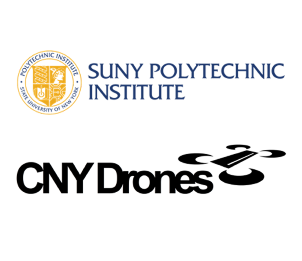 SUNY Poly and CNY Drones Logos