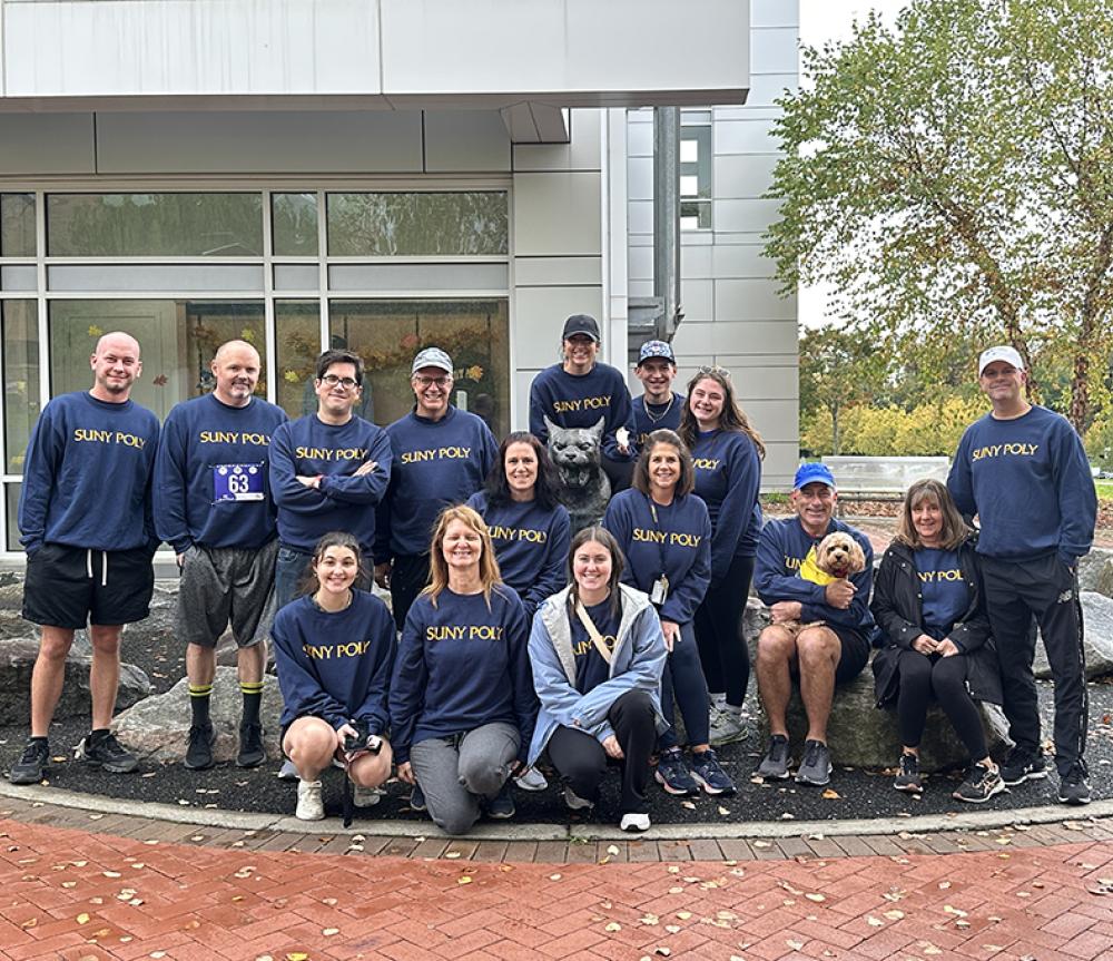 SUNY Poly staff, faculty and alums at Riggie Run