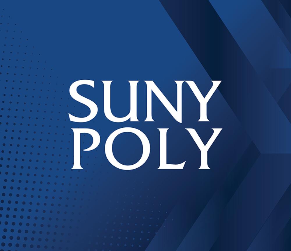 SUNY Poly logo with blue